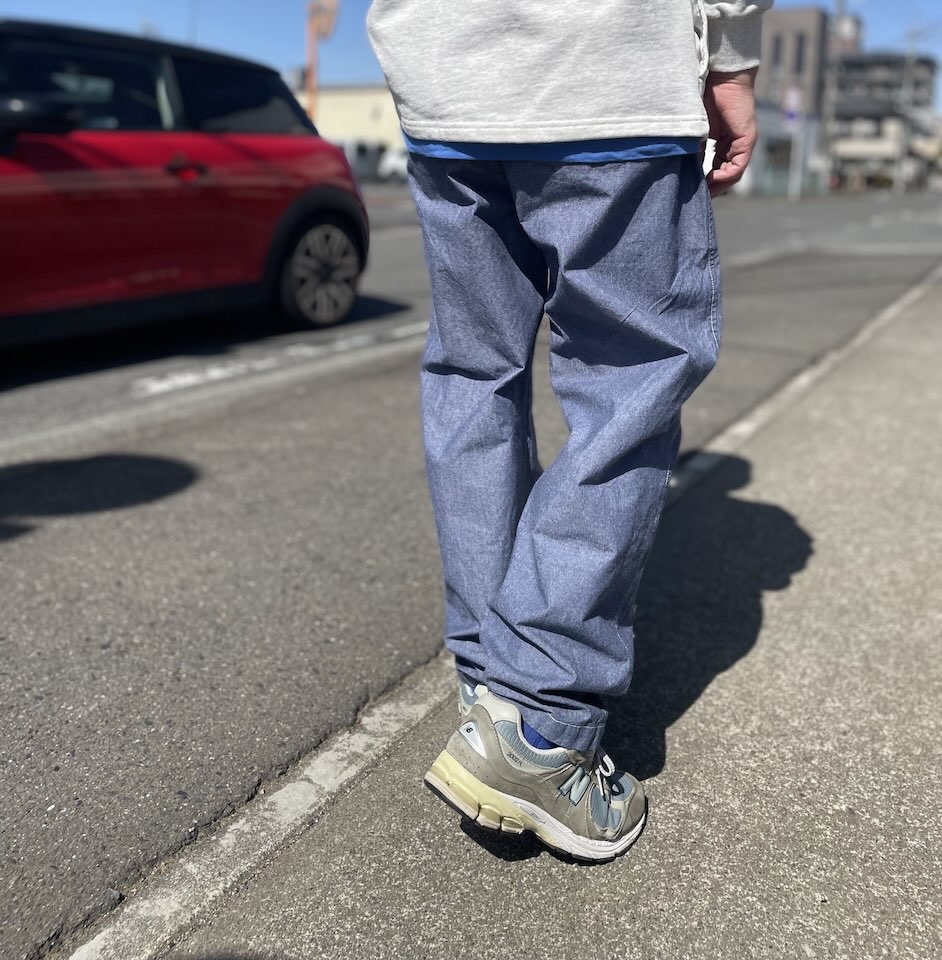 【Men's】BIG MIKE | ビッグマイク Chambray Easy Pants - D.INDIGO - 画像 (6)