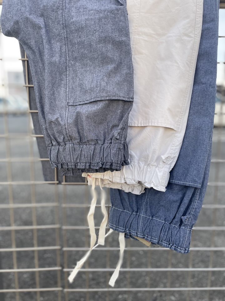 【Men's】BIG MIKE | ビッグマイク Chambray Easy Pants - NATURAL - 画像 (14)