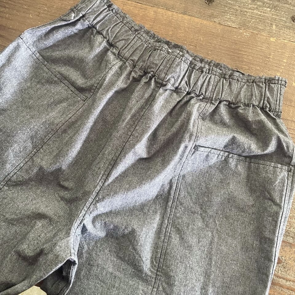 【Men's】BIG MIKE | ビッグマイク Chambray Easy Pants - BLACK