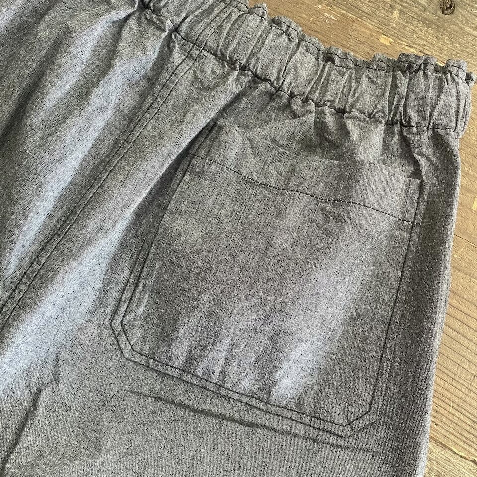 【Men's】BIG MIKE | ビッグマイク Chambray Easy Pants - BLACK - 画像 (11)