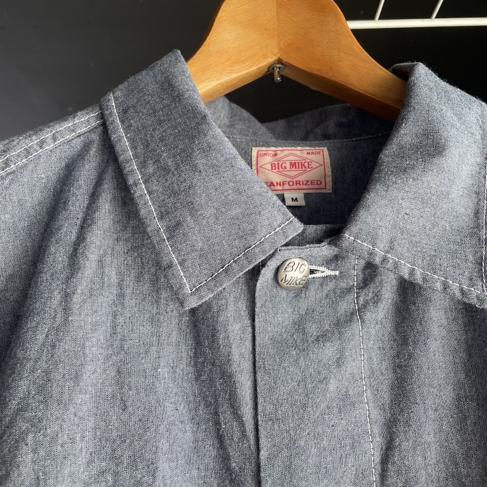 【Men's】BIG MIKE | ビッグマイク Chambray Short Jacket - D.INDIGO - 画像 (12)