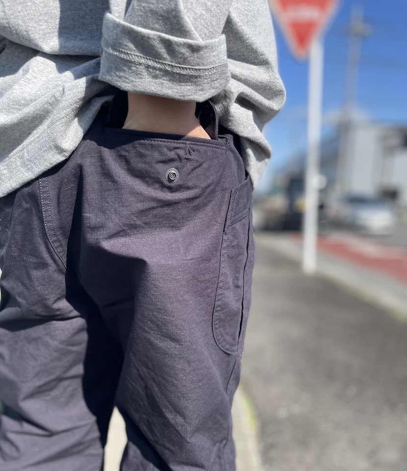 【Men's】*A VONTADE | アボンタージ Fatigue Trousers ver.2 Ripstop - DARK NAVY - 画像 (8)
