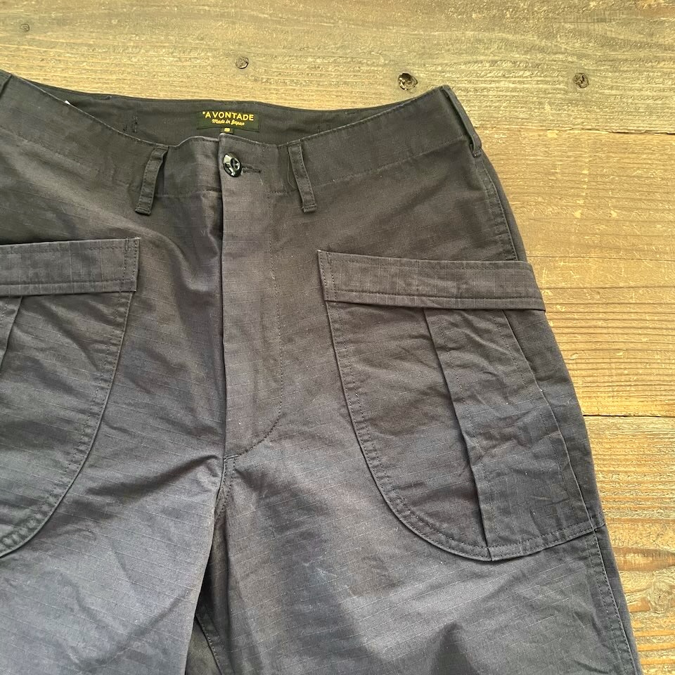 【Men's】*A VONTADE | アボンタージ Fatigue Trousers ver.2 Ripstop - DARK NAVY