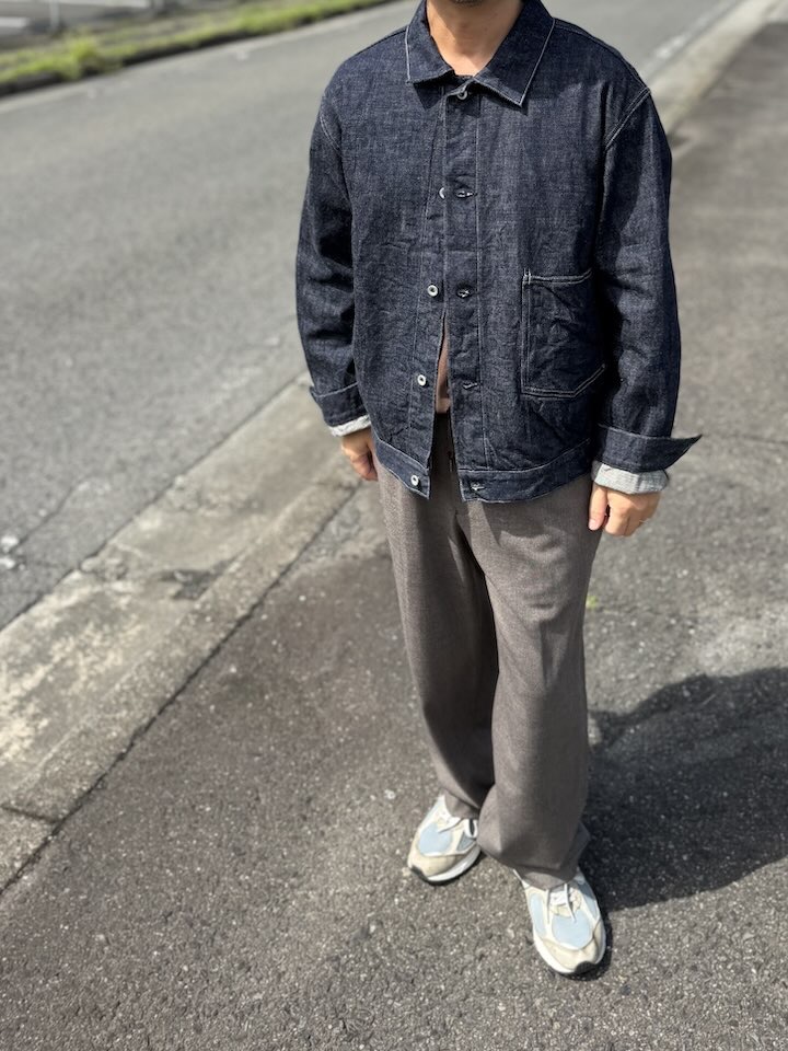 【Men's】*A VONTADE | アボンタージ Coal Mine Blouse - INDIGO "One Wash" - 画像 (7)