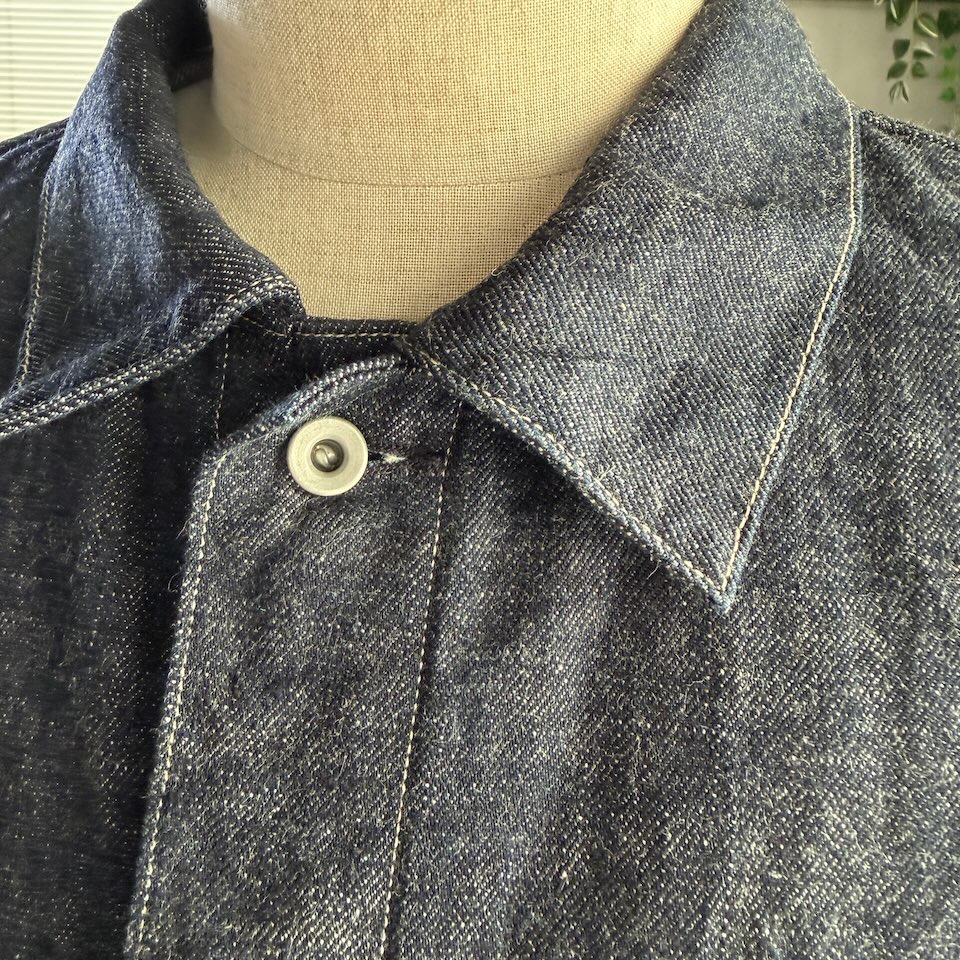 【Men's】*A VONTADE | アボンタージ Coal Mine Blouse - INDIGO "One Wash" - 画像 (9)