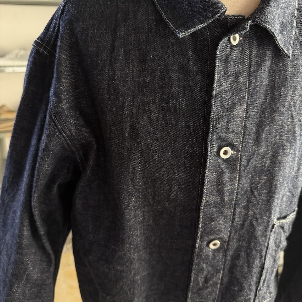 【Men's】*A VONTADE | アボンタージ Coal Mine Blouse - INDIGO "One Wash" - 画像 (8)
