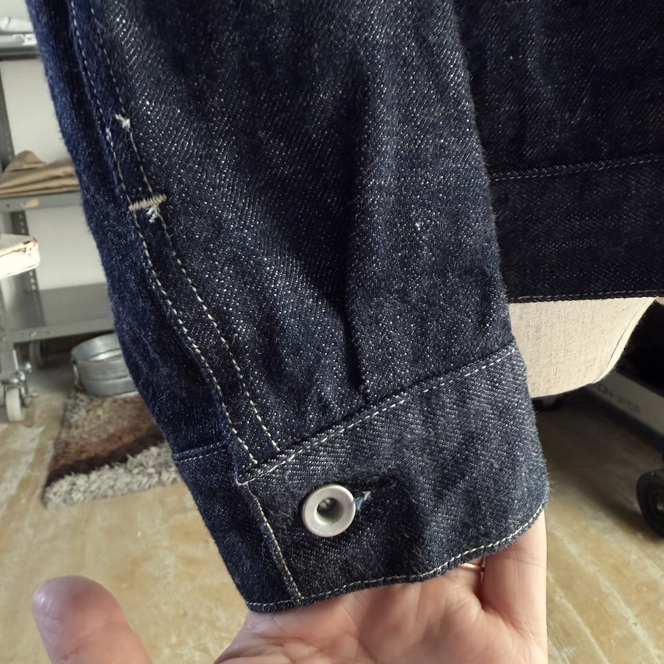 【Men's】*A VONTADE | アボンタージ Coal Mine Blouse - INDIGO "One Wash" - 画像 (12)