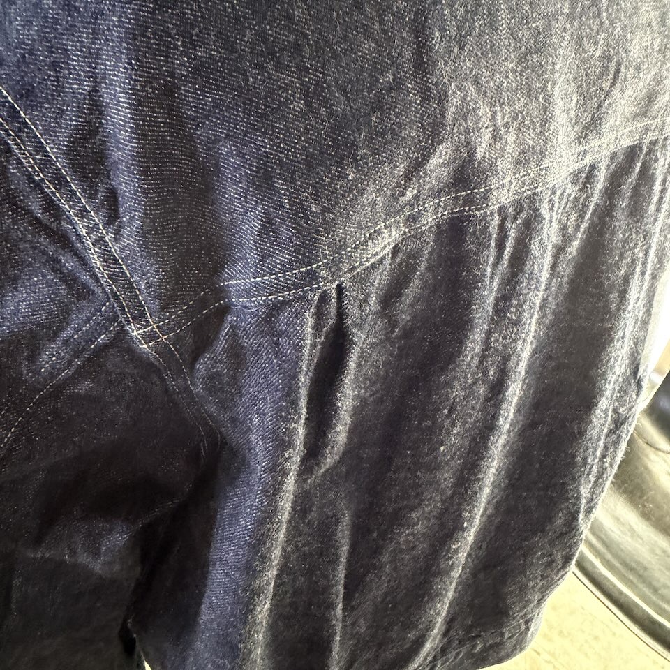【Men's】*A VONTADE | アボンタージ Coal Mine Blouse - INDIGO "One Wash" - 画像 (14)