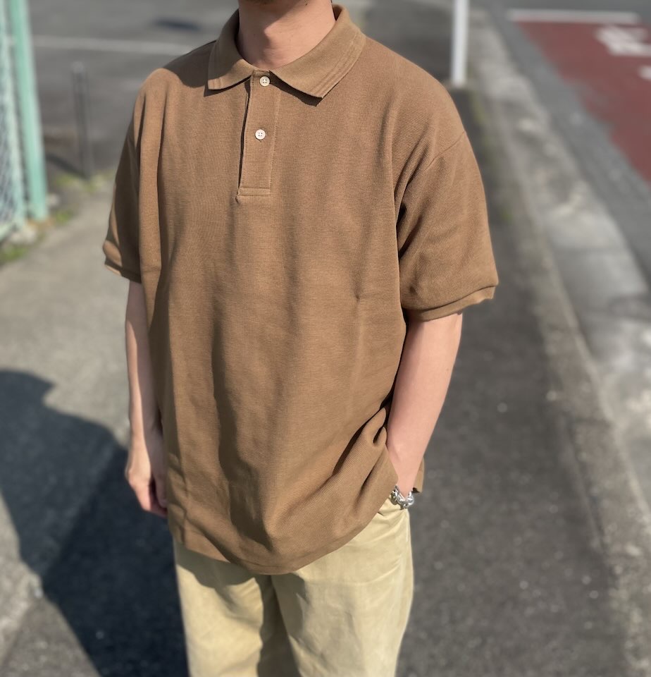 【Men's】*A VONTADE | アボンタージ Surfknit Polo - COYOTE - 画像 (7)