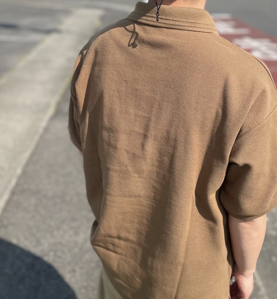 【Men's】*A VONTADE | アボンタージ Surfknit Polo - COYOTE - 画像 (5)