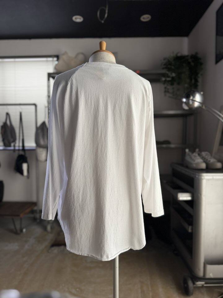 【Unisex】WALLA WALLA SPORT | ワラワラスポーツ 3/4 Baseball Tee - WHITE - 画像 (11)