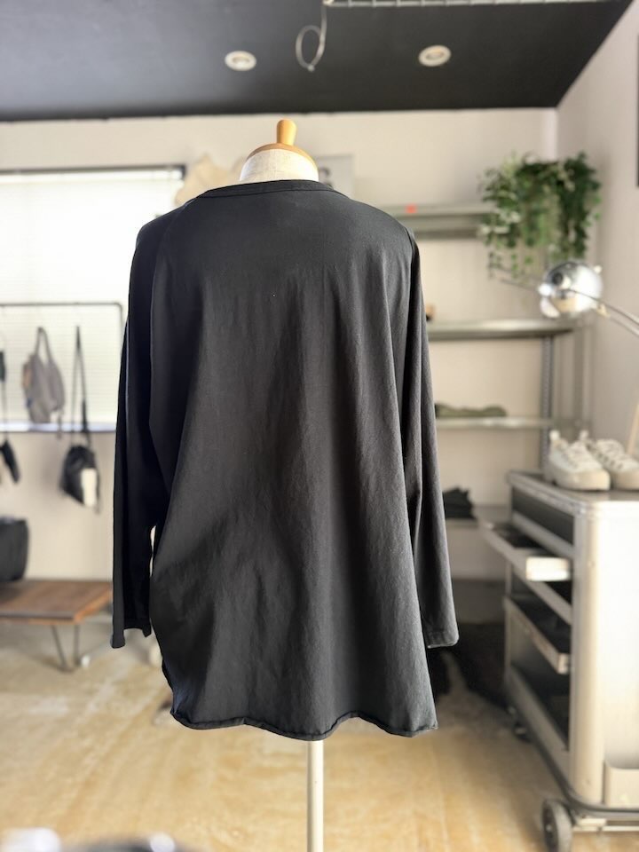 【Unisex】WALLA WALLA SPORT | ワラワラスポーツ 3/4 Baseball Tee - BLACK - 画像 (11)