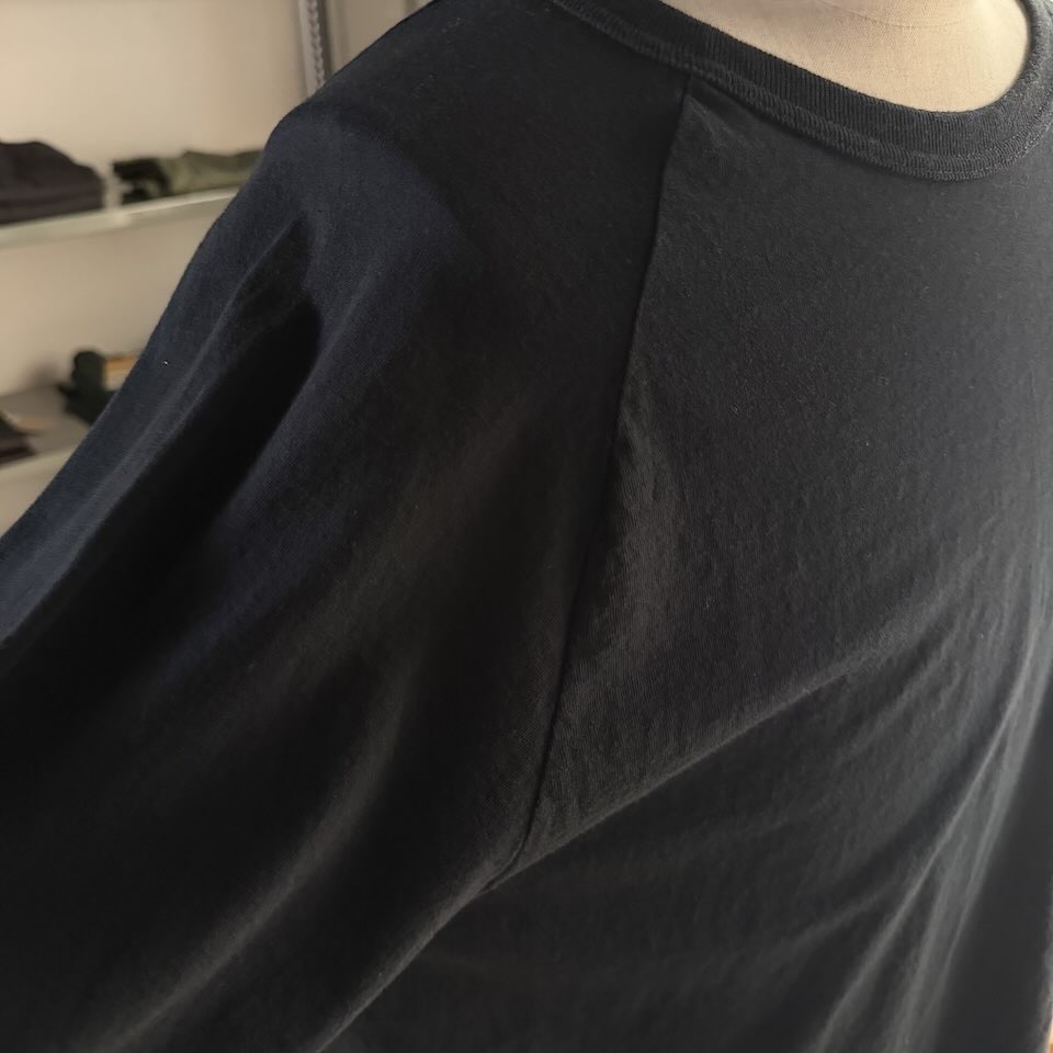 【Unisex】WALLA WALLA SPORT | ワラワラスポーツ 3/4 Baseball Tee - BLACK - 画像 (8)