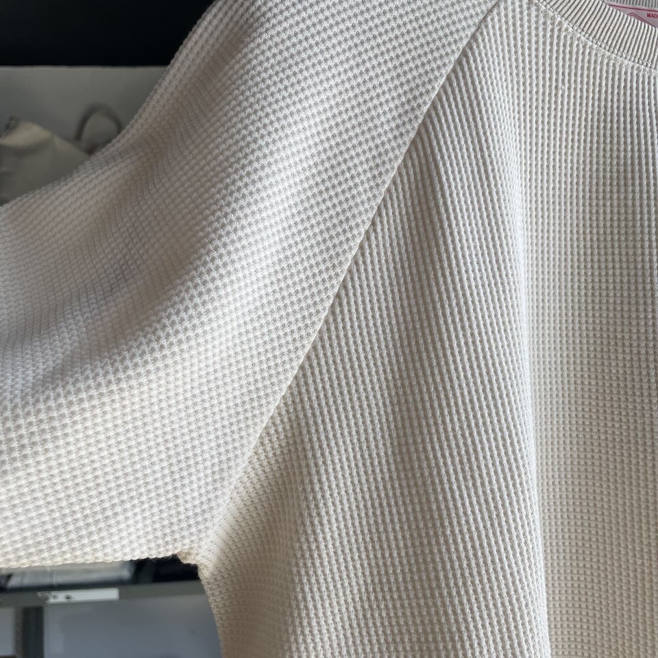 【Men's】BIG MIKE | ビッグマイク Thermal Sunglasses Slit Baseball Tee - NATURAL - 画像 (10)