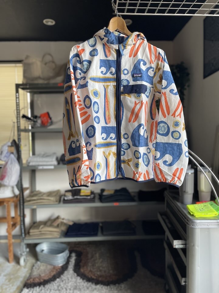 【Ladies】patagonia | パタゴニア Kid's Baggies Jacket - SARDINES : NATURAL