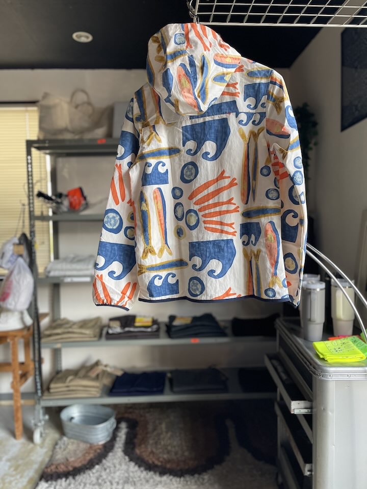 【Ladies】patagonia | パタゴニア Kid's Baggies Jacket - SARDINES : NATURAL - 画像 (14)