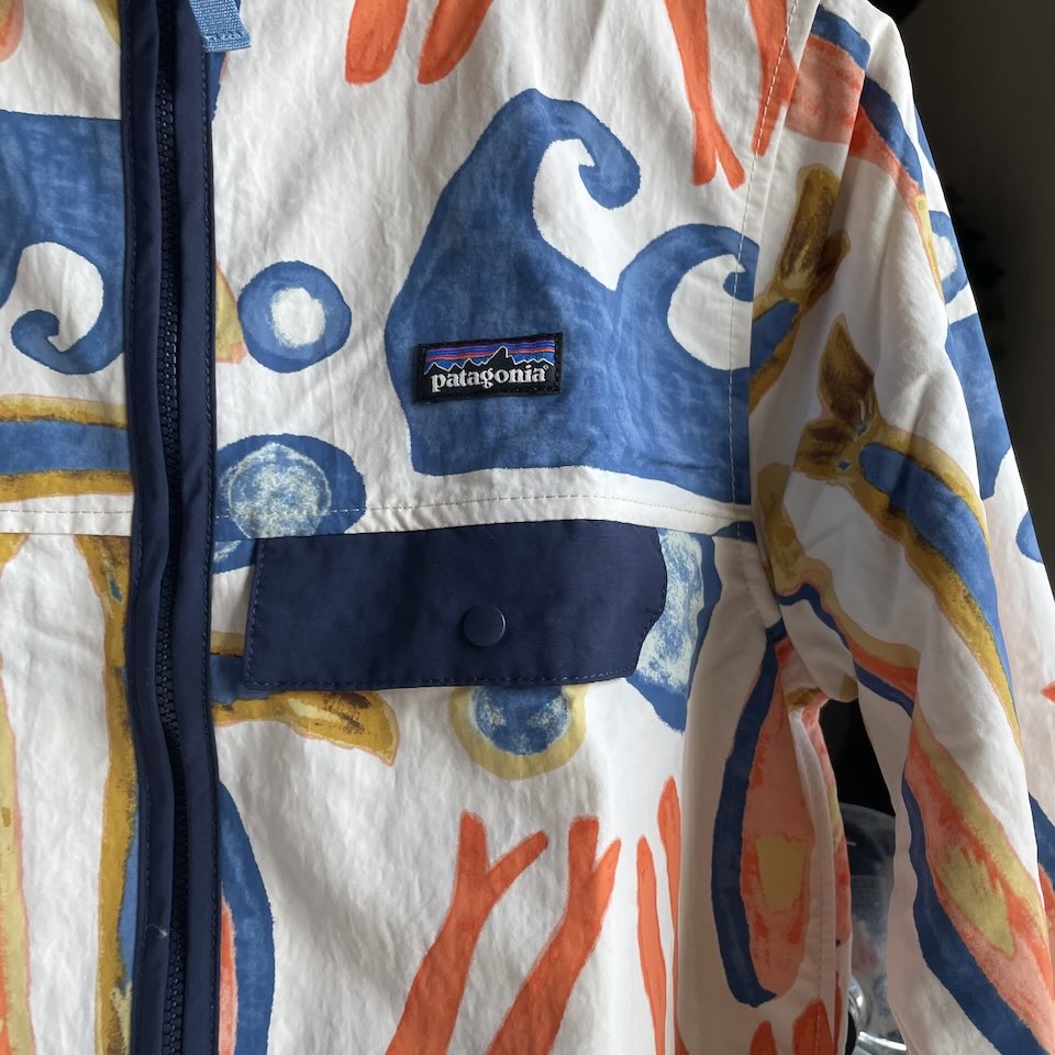 【Ladies】patagonia | パタゴニア Kid's Baggies Jacket - SARDINES : NATURAL - 画像 (9)