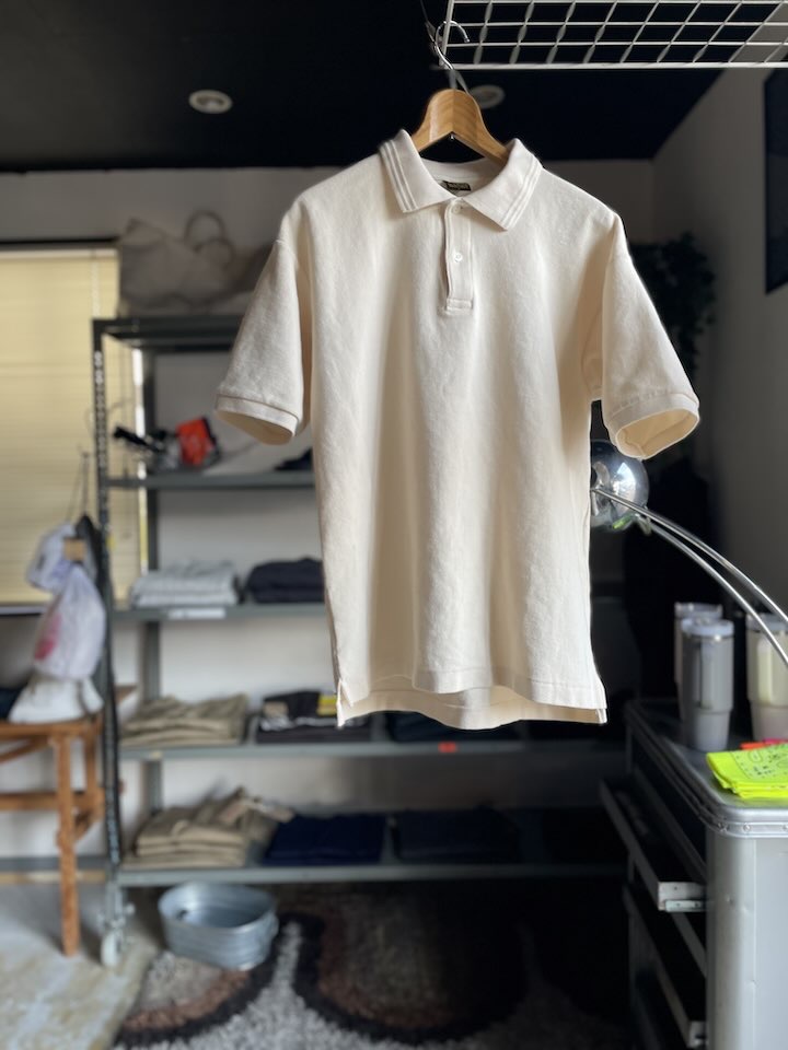 【Men's】*A VONTADE | アボンタージ Surfknit Polo - IVORY