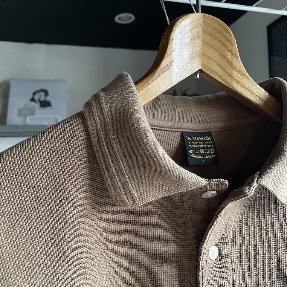 【Men's】*A VONTADE | アボンタージ Surfknit Polo - COYOTE - 画像 (11)