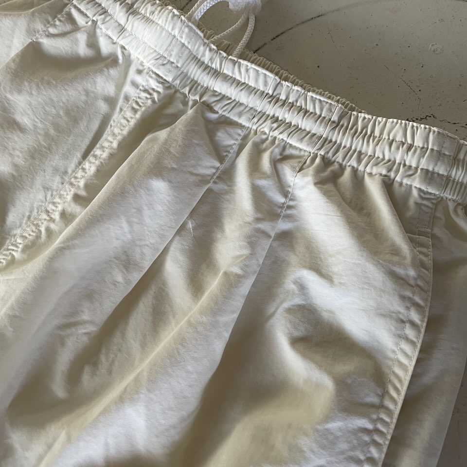 【Unisex】BURLAP OUTFITTER | バーラップアウトフィッター Track Pant Solid - OFF WHITE - 画像 (12)