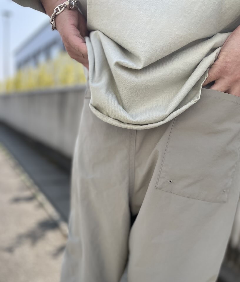 【Unisex】BURLAP OUTFITTER | バーラップアウトフィッター Track Pant Solid - BRINDLE - 画像 (7)
