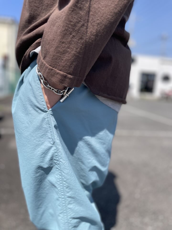 【Unisex】BURLAP OUTFITTER | バーラップアウトフィッター Track Pant Solid - CAMBRAY - 画像 (6)