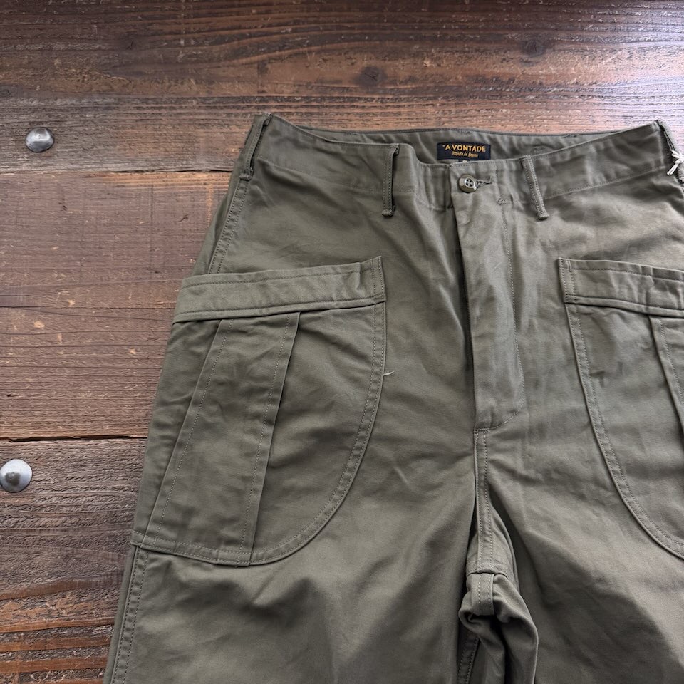 【Men's】*A VONTADE | アボンタージ Fatigue Trousers - OLIVE - 画像 (11)