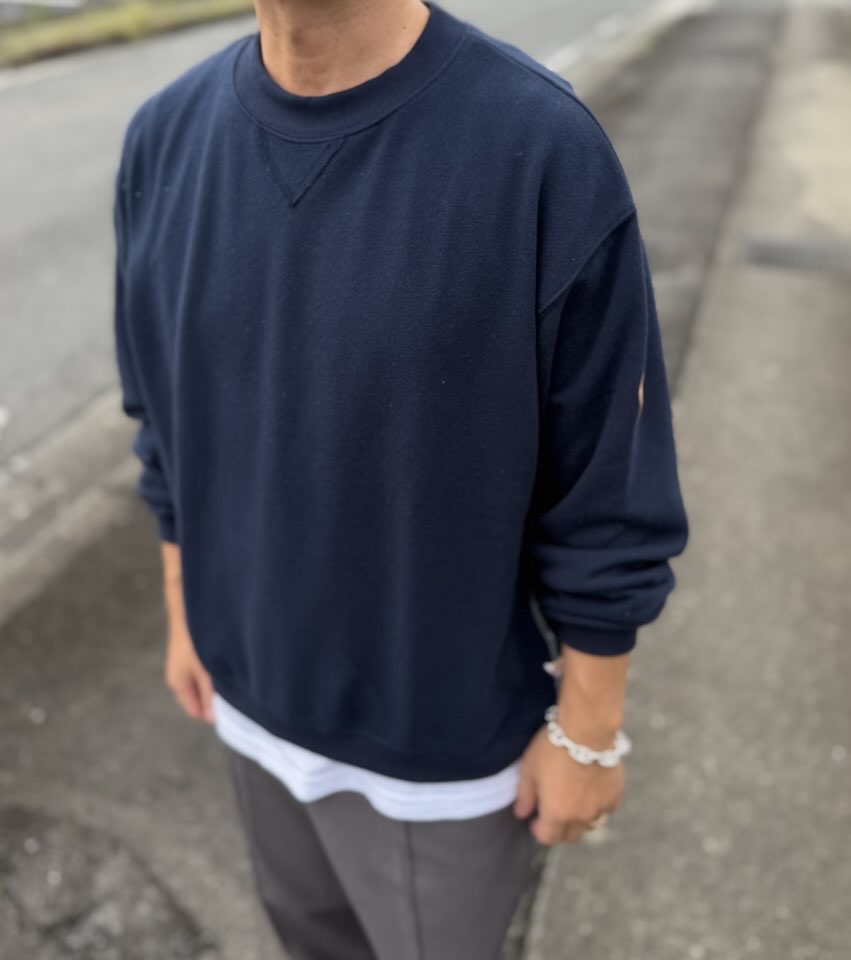 【Men's】melple | メイプル Dreamy Crewneck - NAVY - 画像 (7)
