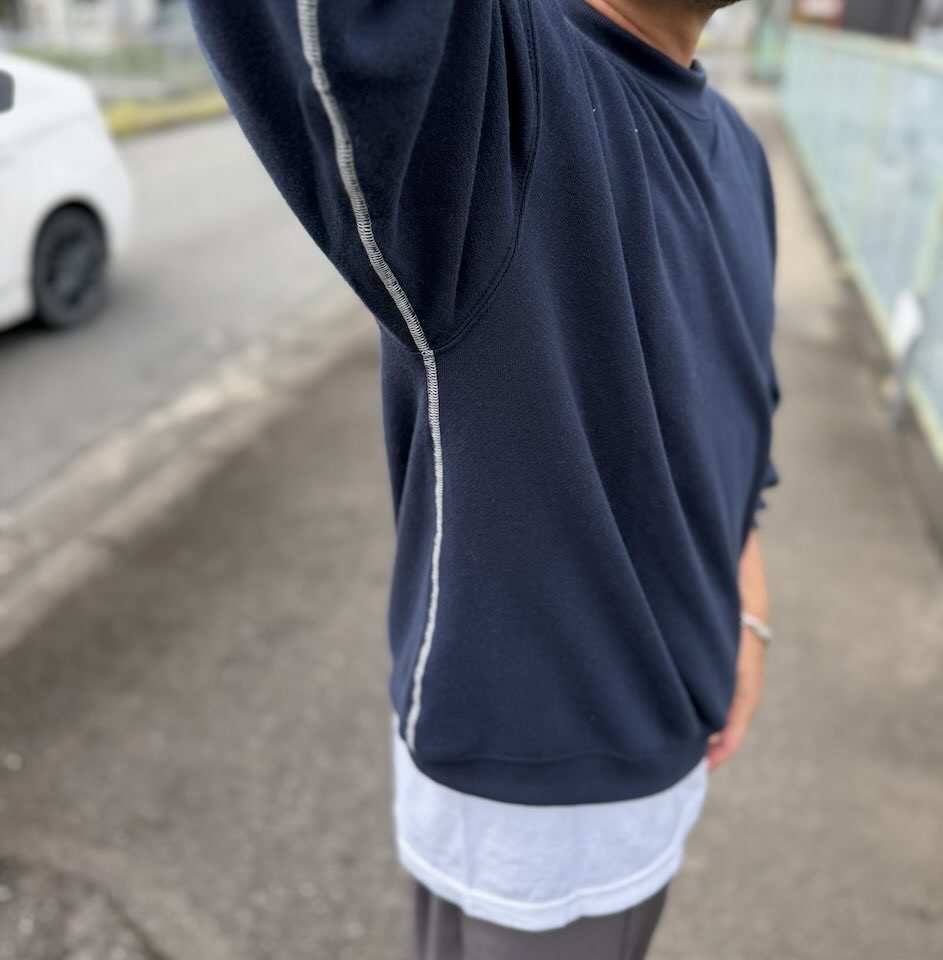 【Men's】melple | メイプル Dreamy Crewneck - NAVY - 画像 (4)