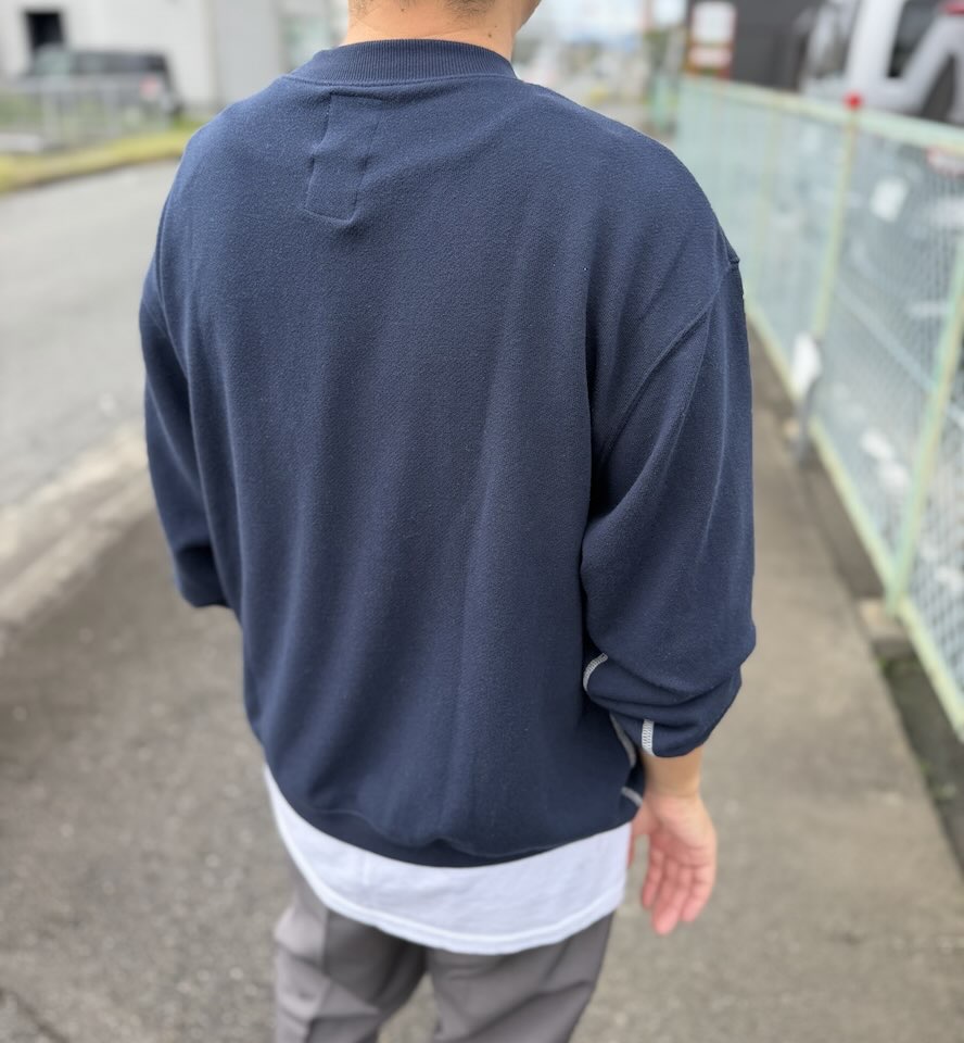 【Men's】melple | メイプル Dreamy Crewneck - NAVY - 画像 (6)