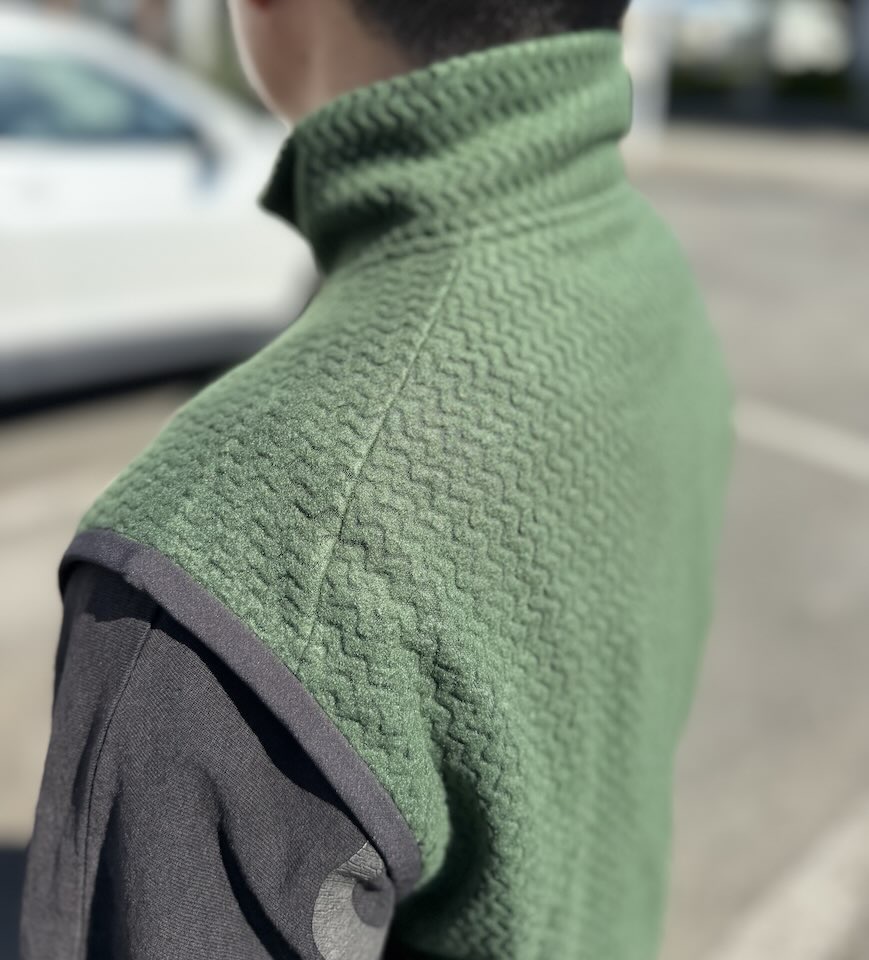 【Men's】patagonia | パタゴニア Men's R1 Air Vest - TREELINE GREEN - 画像 (5)