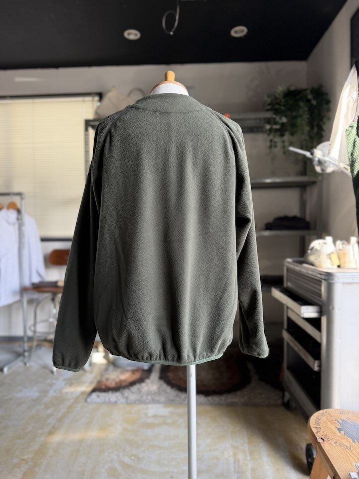 【Men's】South2 West8 | サウスツーウエストエイト Zipped Cardigan - Poly Fleece - OLIVE - 画像 (12)
