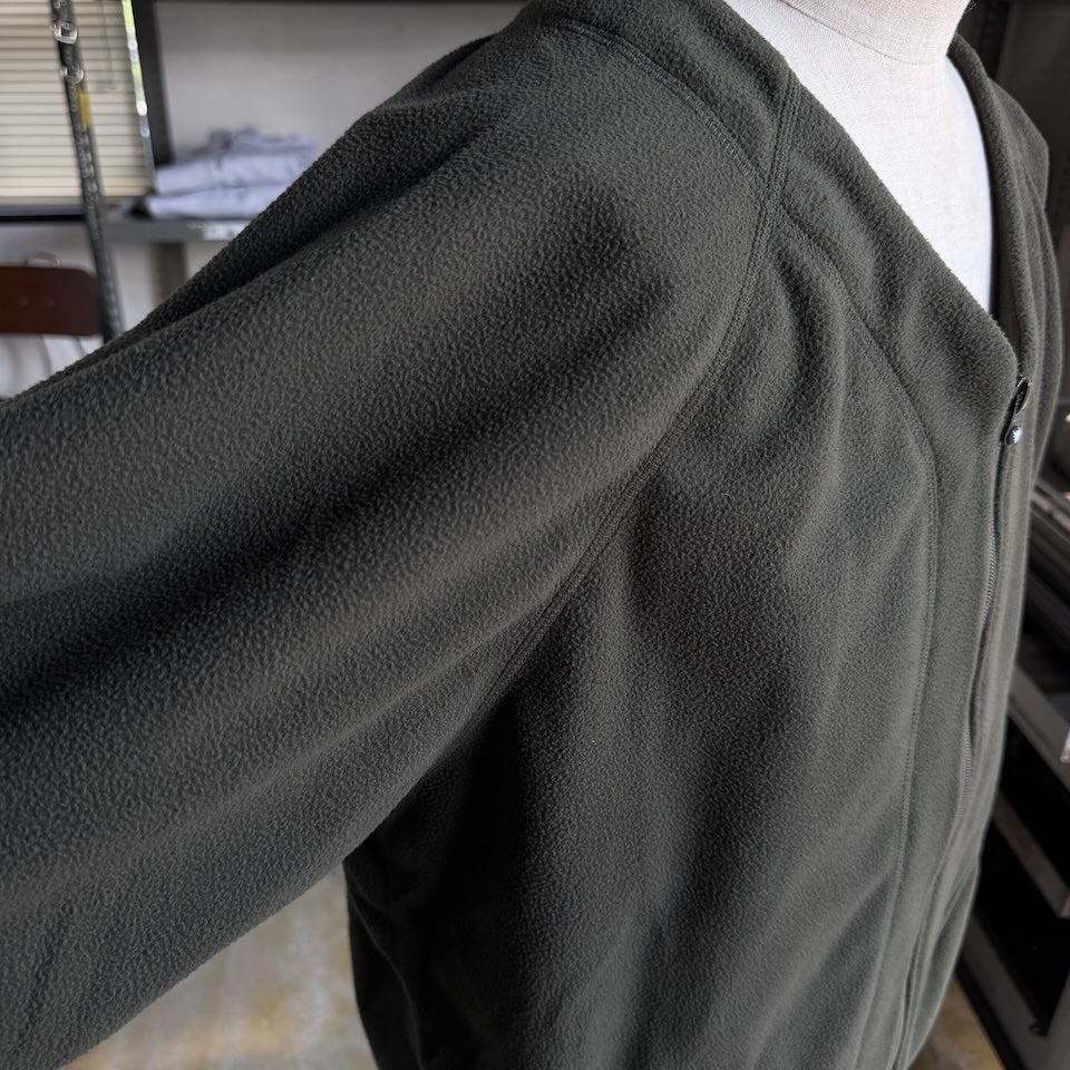 【Men's】South2 West8 | サウスツーウエストエイト Zipped Cardigan - Poly Fleece - OLIVE - 画像 (9)