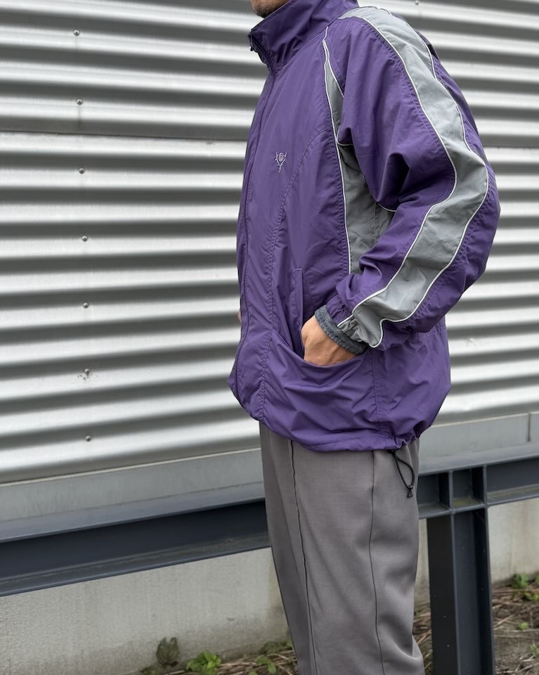 【Men's】South2 West8 | サウスツーウエストエイト Warm Up Jacket 〔Nylon Tussah〕- PURPLE - 画像 (6)