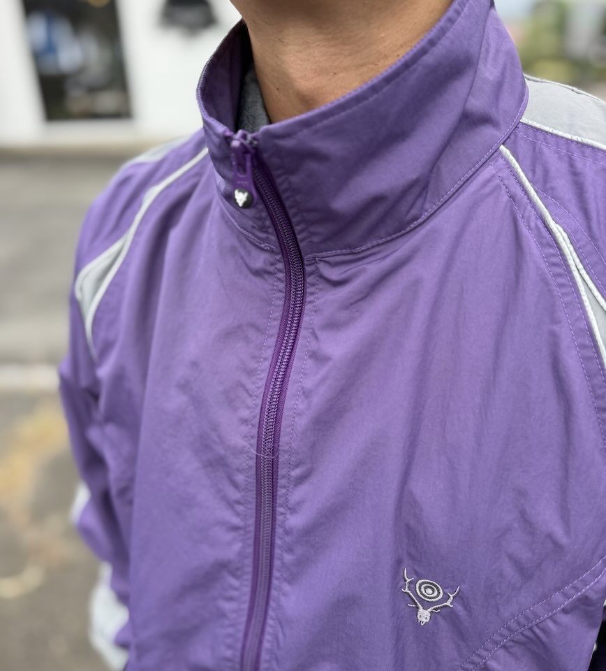 【Men's】South2 West8 | サウスツーウエストエイト Warm Up Jacket 〔Nylon Tussah〕- PURPLE - 画像 (4)
