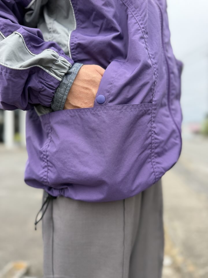 【Men's】South2 West8 | サウスツーウエストエイト Warm Up Jacket 〔Nylon Tussah〕- PURPLE - 画像 (9)