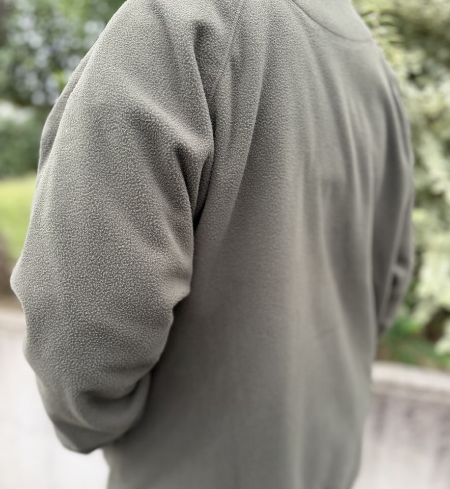 【Men's】South2 West8 | サウスツーウエストエイト Zipped Cardigan - Poly Fleece - OLIVE - 画像 (5)