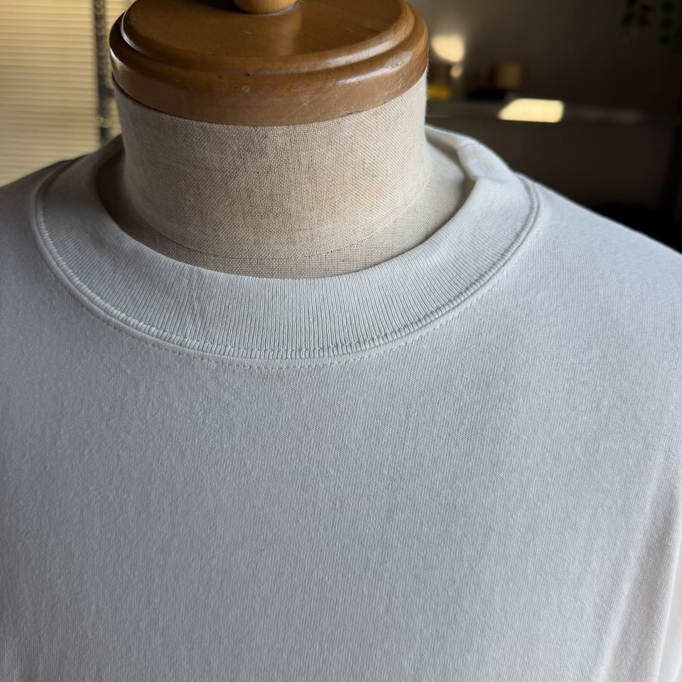 【Unisex】 BARNS OUTFITTERS | バーンズ アウトフィッター Oversaized Football Tee - WHITE - 画像 (9)