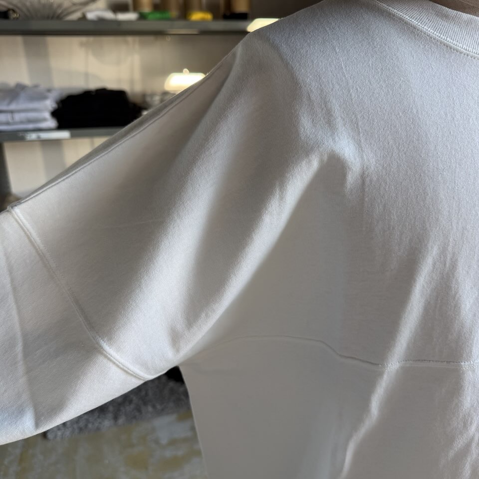 【Unisex】 BARNS OUTFITTERS | バーンズ アウトフィッター Oversaized Football Tee - WHITE - 画像 (11)