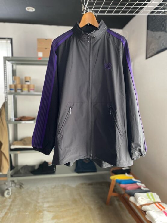 【Unisex】NEEDLES | ニードルス　NEEDLES × DC SHOE Jog Jacket〈Poly Ripstop〉- BLACK [MR605]