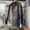 【Men's】NEEDLES | ニードルズ　Double Breasted Car Coat 《Cow Leather》- BROWN [NS077] - 画像 (2)
