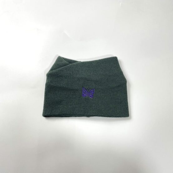 【Unisex】NEEDLES | ニードルズ　Neck Warmer 〔Merino Wool〕ｰ GREEN [NS066]