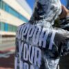 【Men's】STAMP Run&CO | スタンプ ランアンドカンパニー　STAMP Hoodie "SUPPORT YOUR LOCAL." - TIE DYE BLACK - 画像 (7)